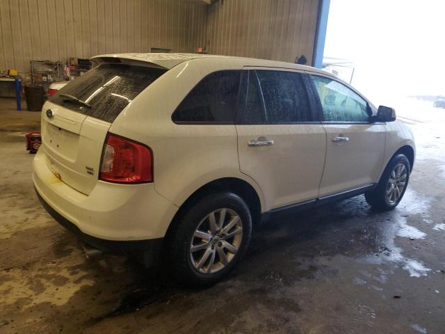 2FMDK4JC1BBA79400 - 2011 FORD EDGE SEL WHITE photo 3