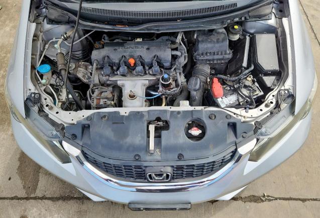 19XFB2F56DE285268 - 2013 HONDA CIVIC LX SILVER photo 11