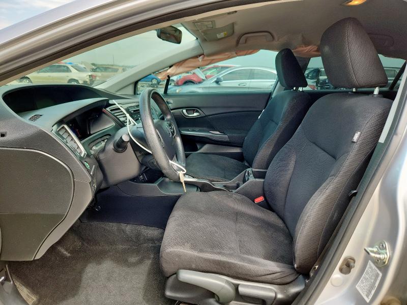 19XFB2F56DE285268 - 2013 HONDA CIVIC LX SILVER photo 7