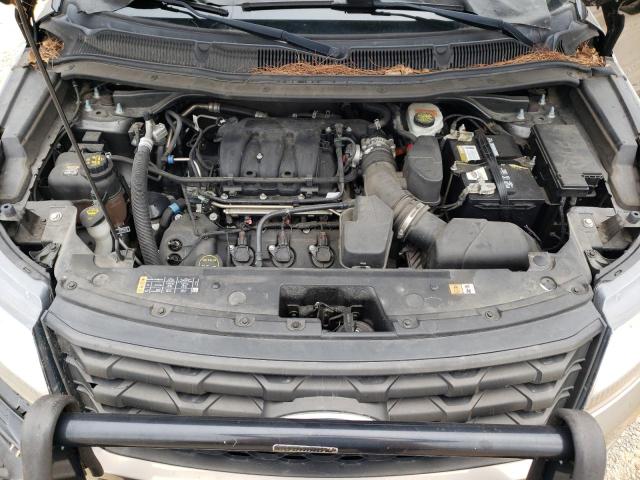 1FM5K8AR2HGA44057 - 2017 FORD EXPLORER POLICE INTERCEPTOR 棕色 照片 12