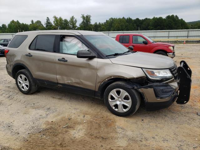 1FM5K8AR2HGA44057 - 2017 FORD EXPLORER POLICE INTERCEPTOR 棕色 照片 4