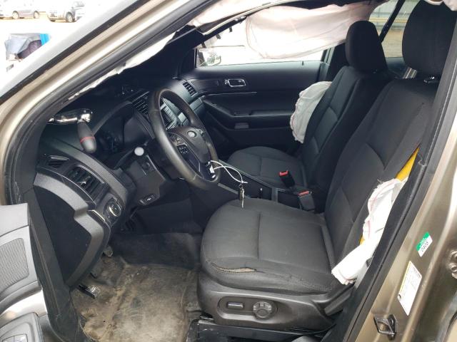 1FM5K8AR2HGA44057 - 2017 FORD EXPLORER POLICE INTERCEPTOR 棕色 照片 7