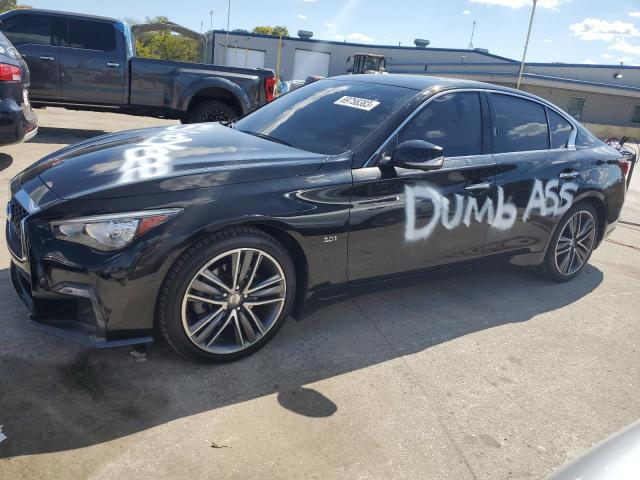 JN1EV7AR0KM591331 - 2019 INFINITI Q50 LUXE BLACK photo 1