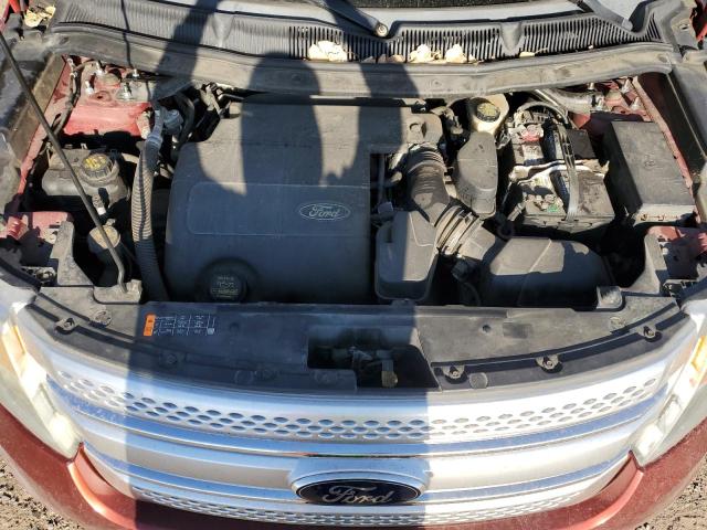 1FM5K8D82EGA74996 - 2014 FORD EXPLORER XLT 红色 照片 12