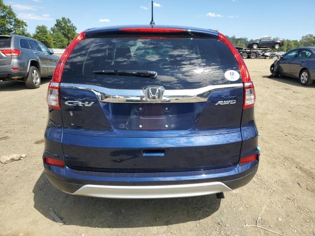 2HKRM4H53GH649212 - 2016 HONDA CR-V EX BLUE photo 6