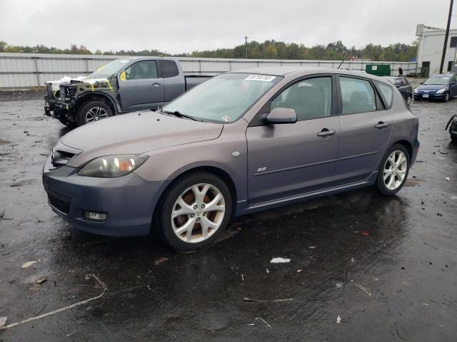 JM1BK344581142304 - 2008 MAZDA 3 HATCHBACK GRAY photo 1