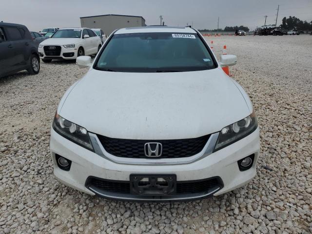 1HGCT2B80DA003291 - 2013 HONDA ACCORD EXL WHITE photo 5