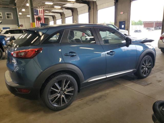 JM1DKFD7XJ0326931 - 2018 MAZDA CX-3 GRAND TOURING BLUE photo 3