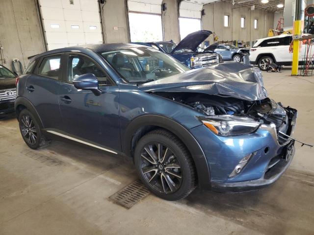 JM1DKFD7XJ0326931 - 2018 MAZDA CX-3 GRAND TOURING BLUE photo 4