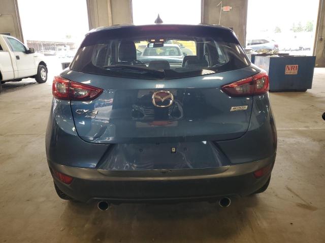 JM1DKFD7XJ0326931 - 2018 MAZDA CX-3 GRAND TOURING BLUE photo 6
