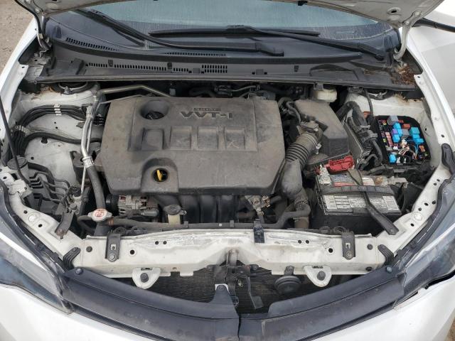 2T1BURHE0KC128426 - 2019 TOYOTA COROLLA L WHITE photo 11