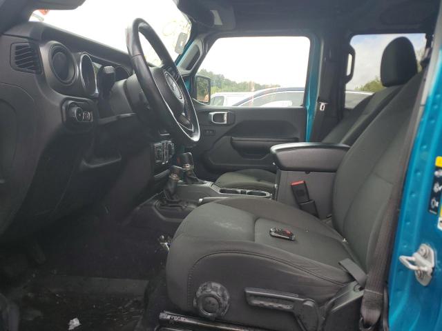 1C4HJXDG4LW174011 - 2020 JEEP WRANGLER U SPORT أزرق صورة 7