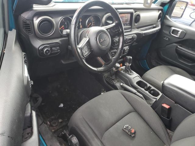 1C4HJXDG4LW174011 - 2020 JEEP WRANGLER U SPORT أزرق صورة 8