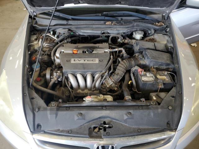 1HGCM567X7A076415 - 2007 HONDA ACCORD EX SILVER photo 11
