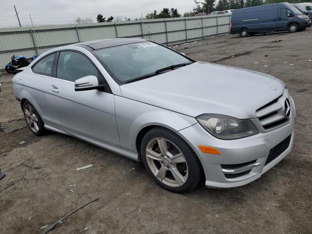 WDDGJ4HB1DG066536 - 2013 MERCEDES-BENZ C 250 SILVER photo 4