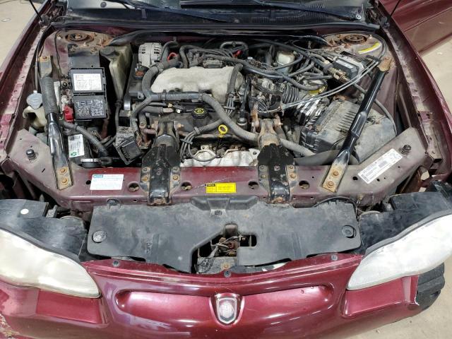 2G1WW12E9Y9334013 - 2000 CHEVROLET MONTE CARLO LS 勃艮第红 照片 11