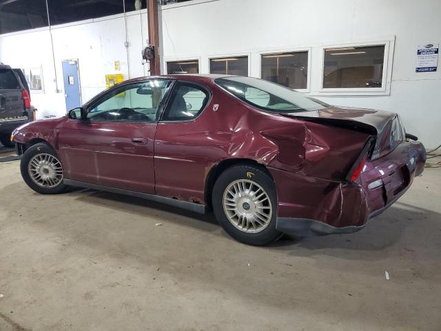 2G1WW12E9Y9334013 - 2000 CHEVROLET MONTE CARLO LS 勃艮第红 照片 2