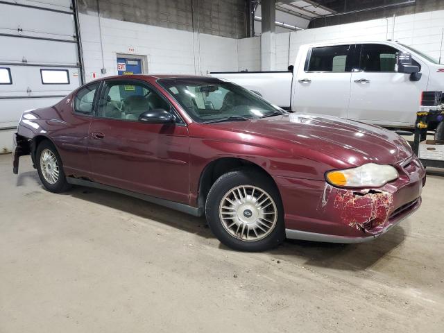 2G1WW12E9Y9334013 - 2000 CHEVROLET MONTE CARLO LS 勃艮第红 照片 4