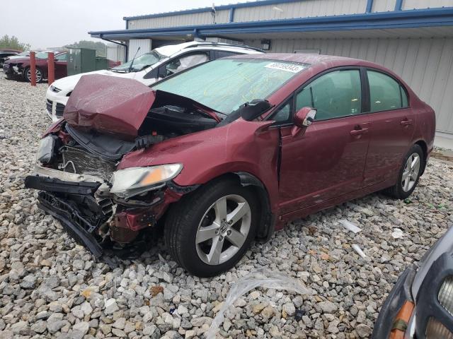 19XFA16689E007095 - 2009 HONDA CIVIC LX-S برغندي صورة 1