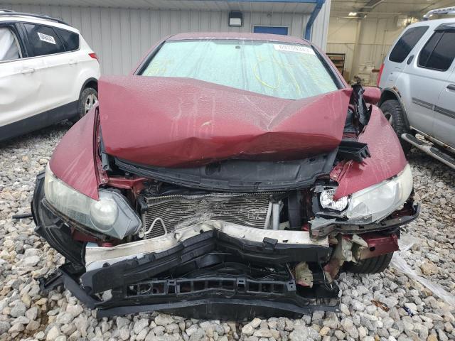 19XFA16689E007095 - 2009 HONDA CIVIC LX-S برغندي صورة 5