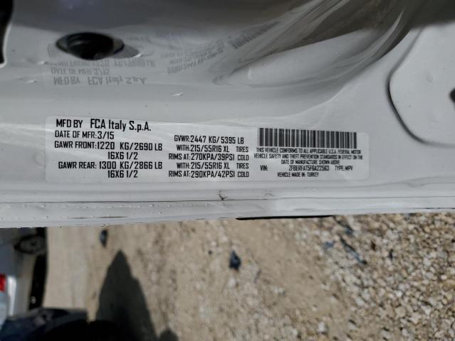 ZFBERFAT5F6A22563 - 2015 RAM PROMASTER თეთრი ფოტო 14