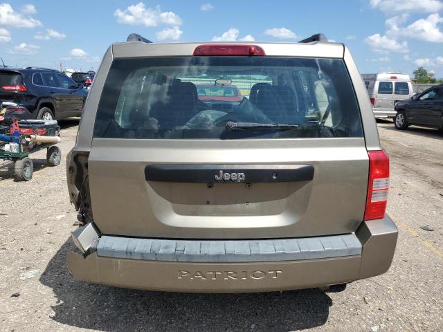 1J8FT28098D737602 - 2008 JEEP PATRIOT SPORT TAN photo 6