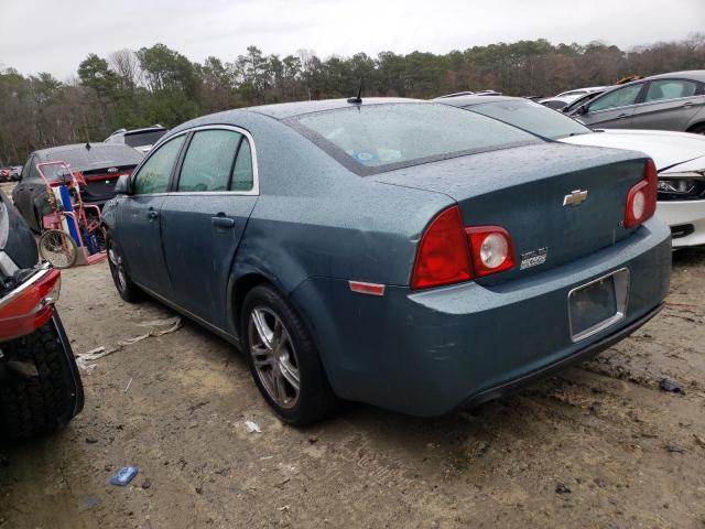 1G1ZH57B594204022 - 2009 CHEVROLET MALIBU 1LT TEAL photo 2