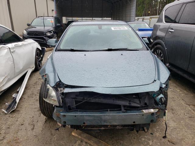 1G1ZH57B594204022 - 2009 CHEVROLET MALIBU 1LT TEAL photo 5