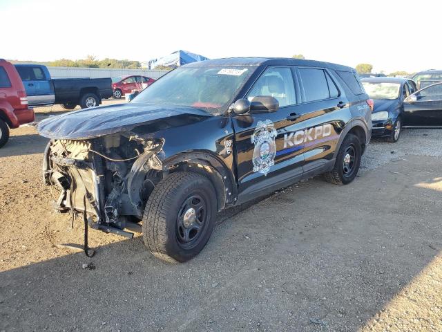 1FM5K8AB4NGA57021 - 2022 FORD EXPLORER POLICE INTERCEPTOR BLACK photo 1