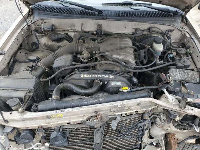 5TEWN72N81Z807090 - 2001 TOYOTA TACOMA XTRACAB Ոսկեգույն լուսանկար 11