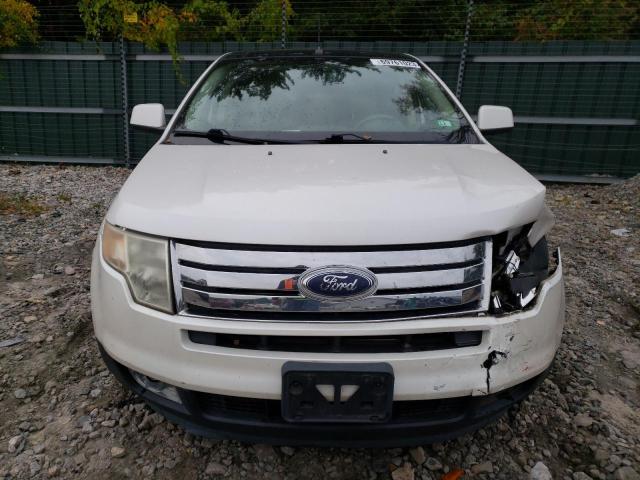 2FMDK3KC6ABA89329 - 2010 FORD EDGE LIMITED WHITE photo 5