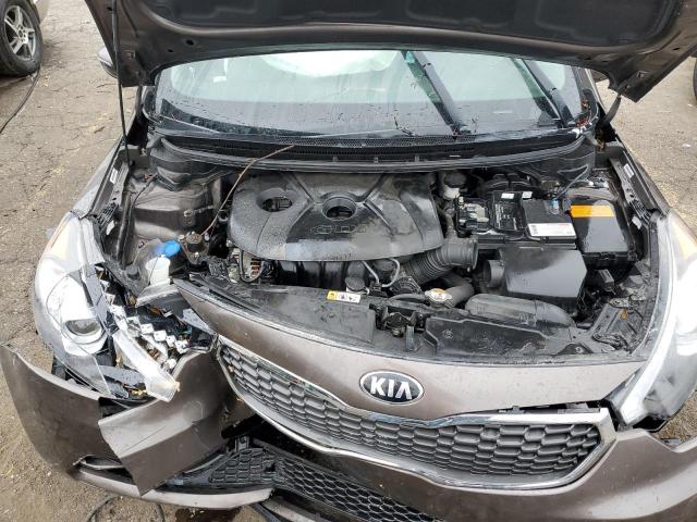 KNAFX5A82E5169399 - 2014 KIA FORTE EX BROWN photo 11