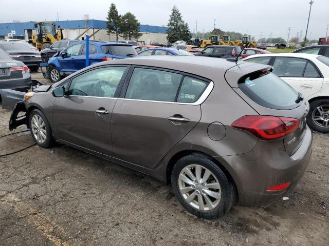 KNAFX5A82E5169399 - 2014 KIA FORTE EX BROWN photo 2