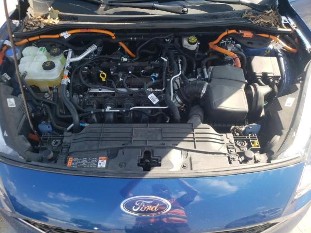 1FMCU0KZXNUA18336 - 2022 FORD ESCAPE SEL BLUE photo 12