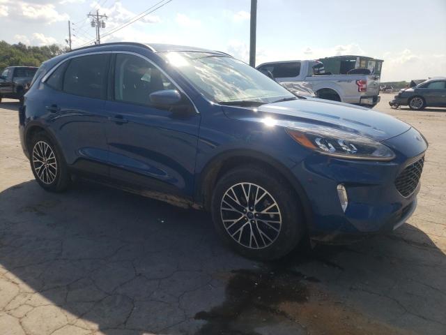 1FMCU0KZXNUA18336 - 2022 FORD ESCAPE SEL BLUE photo 4