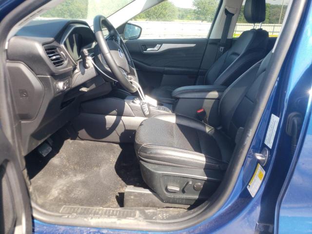 1FMCU0KZXNUA18336 - 2022 FORD ESCAPE SEL BLUE photo 7