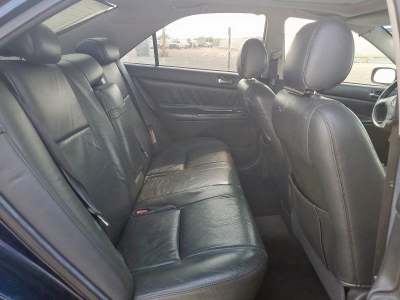 JTDBA32K740006406 - 2004 TOYOTA CAMRY SE BLUE photo 10