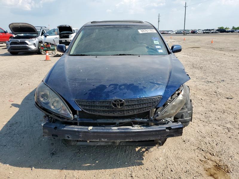 JTDBA32K740006406 - 2004 TOYOTA CAMRY SE BLUE photo 5