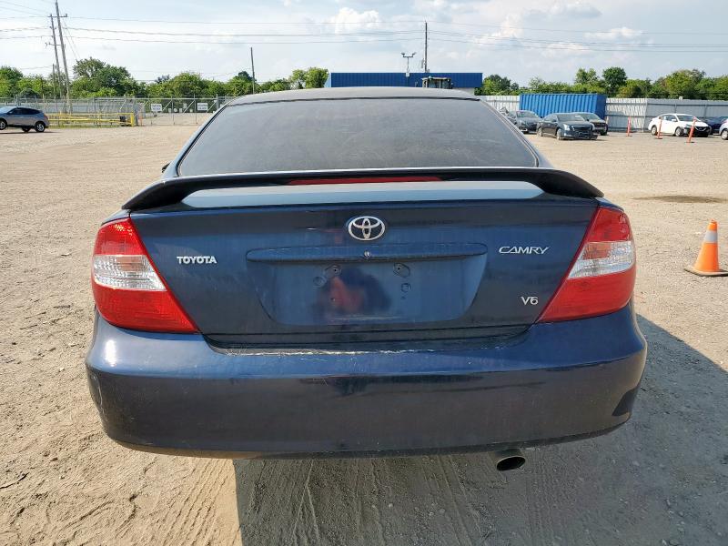 JTDBA32K740006406 - 2004 TOYOTA CAMRY SE BLUE photo 6