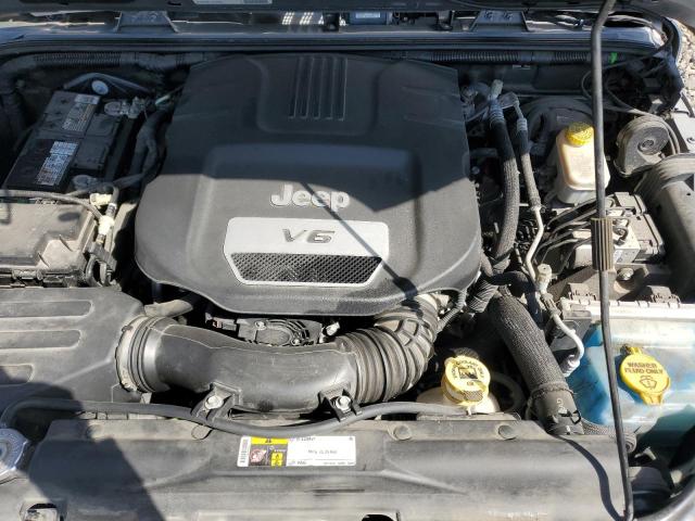 1C4BJWEG4GL239574 - 2016 JEEP WRANGLER U SAHARA SILVER photo 12