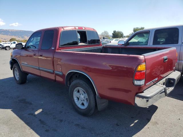 5TBRT3413YS079135 - 2000 TOYOTA TUNDRA ACCESS CAB ბურგუნდია ფოტო 2