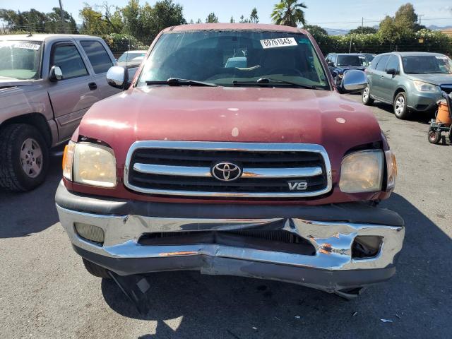 5TBRT3413YS079135 - 2000 TOYOTA TUNDRA ACCESS CAB BURGUNDY photo 5