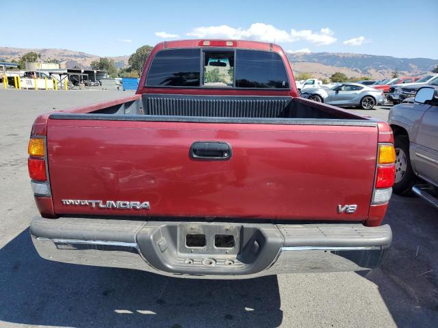5TBRT3413YS079135 - 2000 TOYOTA TUNDRA ACCESS CAB ბურგუნდია ფოტო 6