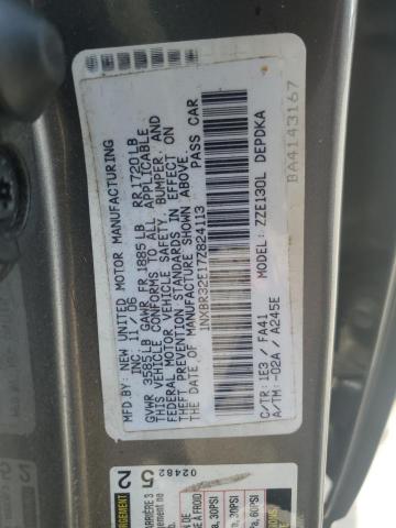 1NXBR32E17Z824113 - 2007 TOYOTA COROLLA CE GRAY photo 12