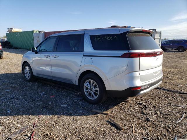 KNDNB4H30P6209378 - 2023 KIA CARNIVAL LX SILVER photo 2