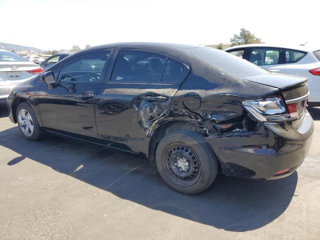 19XFB2F50EE220823 - 2014 HONDA CIVIC LX BLACK photo 2