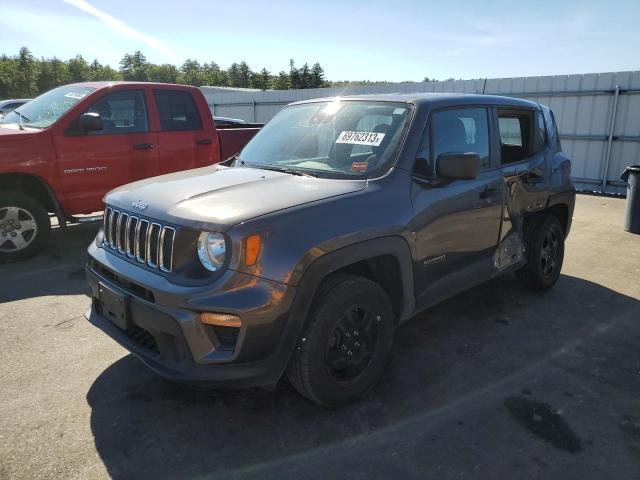 ZACNJDAB8MPM25814 - 2021 JEEP RENEGADE SPORT GRAY photo 1