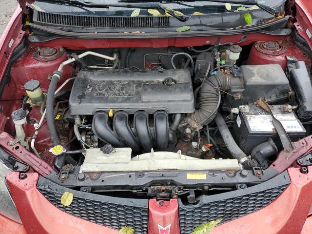 5Y2SL62843Z405607 - 2003 PONTIAC VIBE RED photo 11