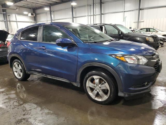 3CZRU6H55HM715941 - 2017 HONDA HR-V EX BLUE photo 4