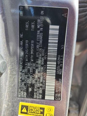 5TDJZRFH7KS612143 - 2019 TOYOTA HIGHLANDER SE GRAY photo 14